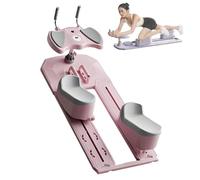 Cashwise Máquina de Entrenamiento de Gateo y estirador de Espalda Profesional - Entrenador espinal para descompresión de la Columna y Alivio del Dolor Lumbar - Equipo de Entrenamiento Abdominal Pink