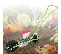Cashwise Sembradora Manual, plantadora de precisión de Empuje, máquina de siembra portátil para hortalizas, Cacahuetes, maíz y judías, esparcidora de Semillas de jardín, siembra simultánea 1Row