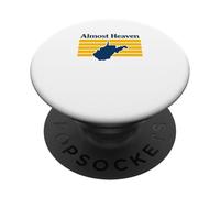 Casi el Cielo Virginia Occidental Retro PopSockets PopGrip Adhesivo