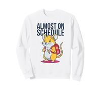 Casi en horario Ciencia Vida estudiantil Nerd Hamster Humor Sudadera