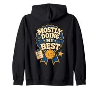 Casi Estoy Haciendo mi Mejor Esfuerzo Humor Sudadera con Capucha