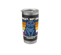 Casi no encendido, hay una diferencia Lo mantengo Cat Vaso térmico de acero inoxidable de doble pared