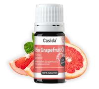 Casida Aceite de pomelo orgánico para uso oral, calidad alimentaria, 100% puro aceite esencial, de cultivo ecológico, vegano, sin aditivos, 5 ml