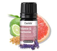 Casida Balance & Harmonie - Mezcla aromática con aceite de incienso, lavanda, pomelo y bergamota - 5 ml - 100% aceites esenciales naturales - aromaterapia