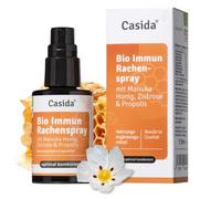 Casida Bio Immun Spray para garganta propóleos con miel de Manuka, jarita y vitamina C, spray con miel de Manuka, natural, calidad orgánica, 30 ml