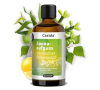 Casida Infusión de sauna de bosque nórdico de abedul - infusión para sauna con aceites esenciales 100% naturales - con abedul, eucalipto, aguja de abeto, limón - sin fragancias sintéticas - 100 ml