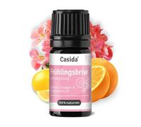 Casida Mezcla de fragancia de brisa primaveral con aceite de limón, naranja y geranio de rosa, para una sensación de pureza y de nuevo comienzo, 5 ml, aceites esenciales 100% puros, aromaterapia