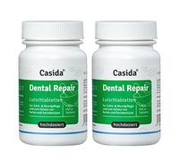 Casida® Pastillas Dentales Dental Repair (PACK DOBLE) - para una flora oral saludable - protección contra caries, periodontitis e inflamaciones de las encías - mínimo 1 billón de UFC - 2x60 piezas