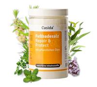 Casida® Sal para Baño de Pies Repair & Protect - higiene y cuidado de uñas y pies - con aceites vegetales - calidad de farmacias - 375g