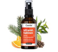 Casida Spray de fuente de energía para cabinas de infrarrojos, aroma de cabina con aceites esenciales 100% naturales, aroma revitalizante para sesiones de infrarrojos, revitalizante para cuerpo y