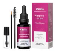 Casida® Suero para pestañas Natural Booster - para pestañas y cejas más largas y fuertes - libre de químicos y hormonas - vegetal - calidad de farmacias - 30 ml