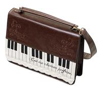 Casiler Bolso Bandolera Vintage De Piano para Mujer, Estilo Grunge, Estilo Y2k, Estilo Retro, Estilo Urbano