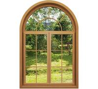 Casiler Etiqueta De Pared De Ventanas Falsas Extraíble 3D Paisaje Natural Ventanas De Imitación Calcomanías De Pared Pegatinas Murales para Decoración De Sala De Estar del Dormitorio