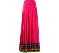 Casiler Faldas De Baile Folclórico Mexicano para Mujer, Faldas Largas Coloridas con Vuelo Grande, Traje De Actuación De Flamenco Español, Ropa De Baile