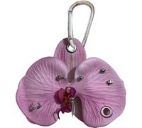 Casiler Llavero De Flores, Llavero De Orquídea Y Lirio De Imitación, Estilo Y2k, para Bolsos, Monederos, Decoración.