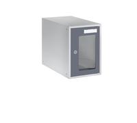 Casillero bajo llave eurokraft basic, H x A x P 350 x 250 x 450 mm, puerta con ventanillas