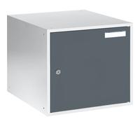 Casillero bajo llave eurokraft basic, H x A x P 350 x 400 x 450 mm, puerta de chapa maciza