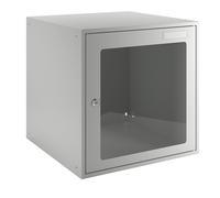 Casillero bajo llave eurokraft basic, H x A x P 450 x 450 x 450 mm, puerta con ventanillas