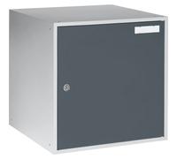 Casillero bajo llave eurokraft basic, H x A x P 450 x 450 x 450 mm, puerta de chapa maciza