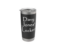 Casillero de Davy Jones Vaso térmico de acero inoxidable de doble pared