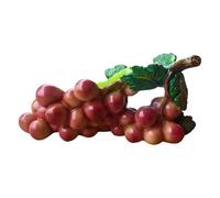 Casillero de vino de resina de uva, porta botellas de frutas decorativas, Artesanía Frutas Uvas Adornos, Figura decorativa de uva para el hogar, adorno para bar, reuniones, oficinas, pero