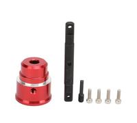 Casillero diferencial Aleación de aluminio Acero Delantero Trasero Universal Respuesta rápida Alta e transmisión Carrete Diff Locker para coche Maxx 1/10 RC (Roja)