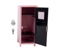 Casillero metálico personal, de almacenamiento compacta y cerrada, mini armario con cerradura, para mujeres, hombres, estudiantes, oficina en casa, habitación infantil, sala de juegos, dormitorio
