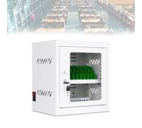Casillero para Teléfonos 30 Compartimentos,Armario de Carga USB de Acero Galvanizado para Escuelas,Oficinas,Bibliotecas y Gestión de Teléfonos del Personal(White,12 Slots)