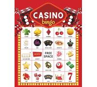 Casino Bingo: 32 Player Casino-Themed Bingo Cards, Las Vegas Party Game, Fundraisers, Birthday Galas, and Adult Game Nights