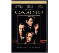 Casino (DVD) Robert De Niro Sharon Stone Joe Pesci James Woods (Importación USA)