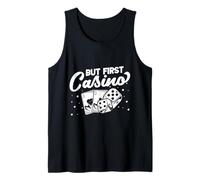 Casino Gambler But First Gambling Camiseta sin Mangas