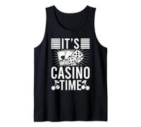 Casino Gambler It´s Casino Time Gambling Camiseta sin Mangas