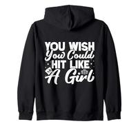 Casino Gambler You Wish Could Hit Like A Girl Gambling Sudadera con Capucha