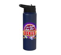 Casino I I´M Here For The Bonus I Gambler Jackpot Stainless Steel Insulated Water Bottle