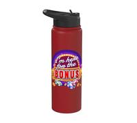 Casino I I´M Here For The Bonus I Gambler Jackpot Stainless Steel Insulated Water Bottle