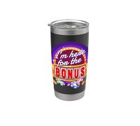 Casino I I´M Here For The Bonus I Gambler Jackpot Vaso térmico de acero inoxidable de doble pared