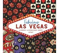 Casino Scrapbook Paper Pad 8.5x8.5 Las Vegas Night 20 Designs Dark Glamour Poker Dice Playing Cards Double Sided 40 Pages Gambling Junk Journaling: ... Red Palette Mixed Media Collage Decoupage