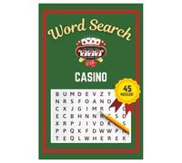 Casino Word Search Puzzle Book: Easy to read print | 6x9 inches | 45 Puzzles, 405 Words, 68 Pages | Learn about Casino | Gift for Casino Enthusiasts, Vacations, Road Trips, Holidays, & Free Time