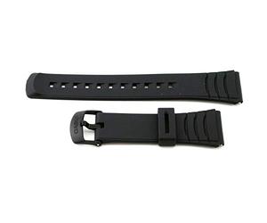 Casio 10169264 - Correa de reloj de resina de repuesto original de fábrica para DBC-32-1A DBC-32-9A DBC-32C-1 DBC-32C-1B, color negro, Negro -, Regular, Moderno