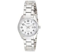 CASIO 19330 LTP-1302D-7B - Reloj Caballero Cuarzo Brazalete metálico dial Blanco
