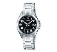 CASIO 19850 LTP-1308D-1B - Reloj Señora Cuarzo Brazalete metálico dial Negro
