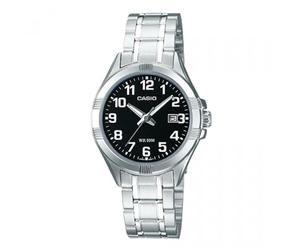 CASIO 19850 LTP-1308D-1B - Reloj Señora Cuarzo Brazalete metálico dial Negro
