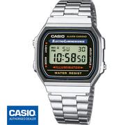 Casio A168WA-1YES estampado Uni
