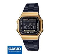 Casio Reloj Digital para Unisex de Cuarzo con Correa en Acero Inoxidable A168WEGB-1BEF