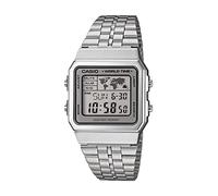 Casio A500WA-7 - Reloj Digital para Mujer, Color LCD/Gris