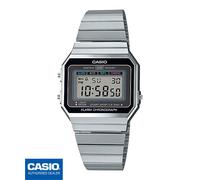 CASIO A700WE-1AEF⎪A700WE-1A⎪Original⎪Vintage ICONIC⎪Retro⎪PLATA⎪Extra Plano