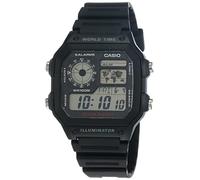 CASIO AE-1200WH-1A - Reloj Digital de Cuarzo, para Hombre, Color Negro