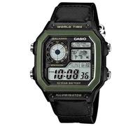Casio Reloj Hombre Digital Cuarzo con Correa de Tela AE-1200WHB-1BV