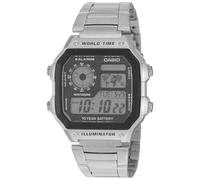 Casio AE-1200WHD-1A - Reloj Digital de Cuarzo para Hombre, Correa de Acero Inoxidable Color Metalizado