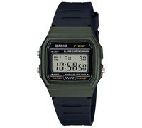Casio Alarma Cronógrafo Caja Verde Y Negra F-91WM-3AEF Relojes